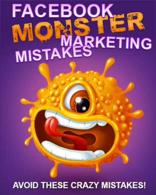 Product picture Facebook  Monster Marketing Mistakes 